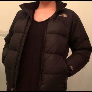 North face black puffer jacket